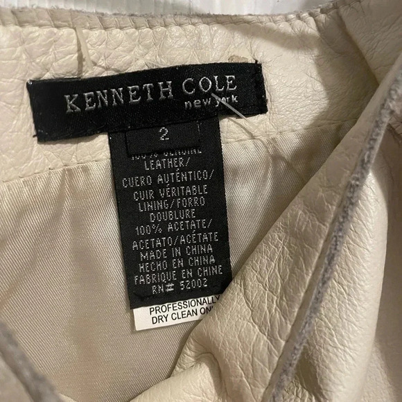 Kenneth Cole Reaction Off-White High Low Skirt - Picture 4 of 5